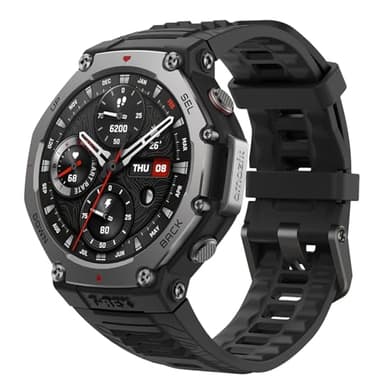 Amazfit T-Rex 3 Outdoor Smartwatch 48mm Display AMOLED, Mappe & Navigazione Offline, 6 Sistemi Satellitari Dual Band GPS, 27 Giorni di Durata Batteria, Pagamento NFC, 170+ Modalità Sport per Avventura