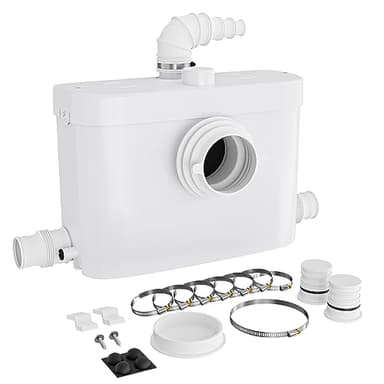 XPOtool Stazione di sollevamento acque nere 3/1 450W con trituratore WC e attacco frontale