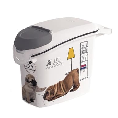PALUPLUS Contenitore per Crocchette per Cani, misura 23x51x35 cm, Porta crocchette con Coperchio, Chiusura Ermetica Antiodore, per Cibo Secco, Capacità 15 Litri -992C (6 kg)