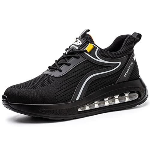 Scarpe Antinfortunistica Donna 42 Scarpe da Lavoro Scarpe Antinfortunistiche Leggere Uomo Scarpe da Lavoro Scarpe Sportive Leggere Antiscivolo Scarpe da Trekking Argento