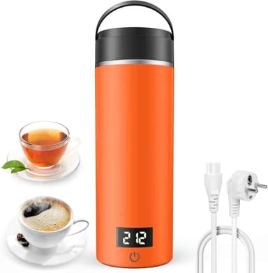 AIRMSEN Bollitore Piccolo con 6 Impostazioni di Temperatura, Mini Bollitore Elettrico da 500 ml con Acciaio Inossidabile 316, 4 Modalità di Mantenimento in Caldo e Display a LED Della Temperatura