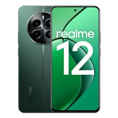 realme smartphone 12 8+256 GB, SUPERVOOC da 67 W, Display AMOLED Ultra Smooth da 120 Hz, Fotocamera ritratto Sony LYT-600 OIS, Batteria di lunga durata da 5.000 mAh, Green rr(no adapter)
