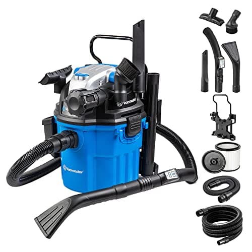 Vacmaster VWM1518R 1500W 18L Aspiratori liquidi-solidi,bidone aspiratutto professionale,per casa cucina moquette auto giardino le foglie