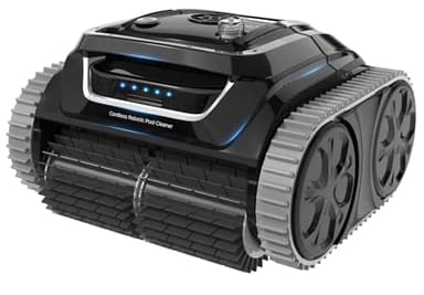WYBOT S1 SE - Robot pulitore per piscina con APP senza fili, con arrampicata a parete, 7 modalità di pulizia, ricarica rapida 2,5 ore, robot aspirapolvere automatico per piscina dura 150 minuti,