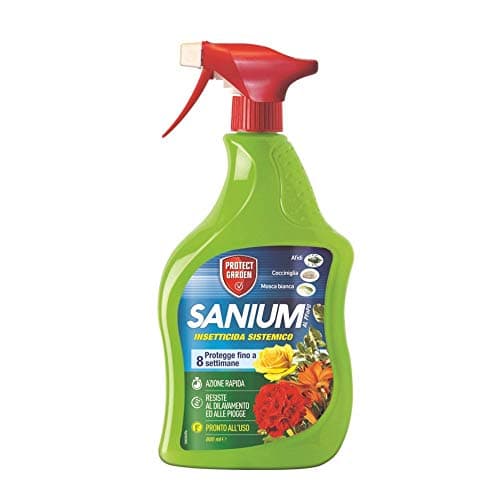 Protect Garden Sanium AL PFnPO, Insetticida Sistemico Pronto Uso. Elimina Afidi, Cocciniglia, Mosca Bianca. Rapida Azione Abbattente. Fino a 8 Settimane di Protezione 800ml