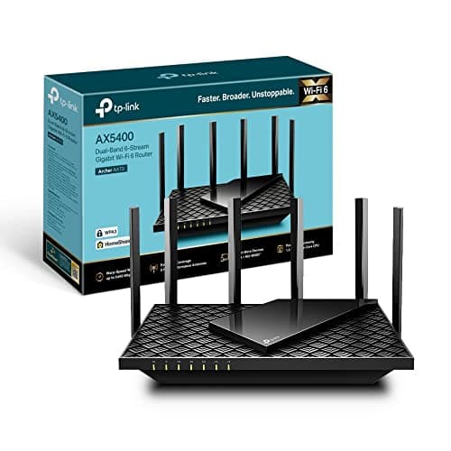 TP-Link Archer AX73 Router Wi-Fi 6 Dual-Band AX5400Mbps, 5 Porte Gigabit, 1 Porta USB 3.0, Router F (FTTH | FTTB | Ethernet), TP-Link HomeShield, OneMesh,App, Compatibile con Alexa, non supporta xDSL