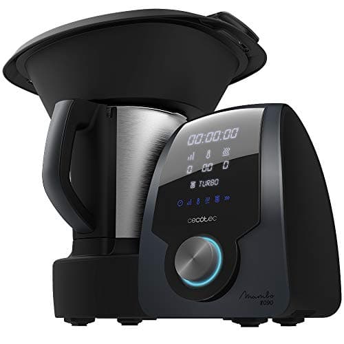 Cecotec Robot di Cucina Mambo 8090. 1700 W, Capacità 3.3L, Mambomix, 30 Funzioni, Bilancia integrata, Boccale acciaio inossidabile, lavabile lavastoviglie