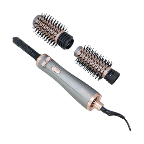 JOCCA - Spazzola rotante per asciugatrice 1000-1200W | Rivestimento in ceramica | 2 velocità e 3 temperature | Asciugacapelli con cavo da 1,73 m