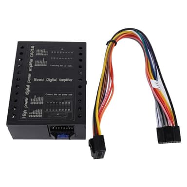 Tomotato Amplificatore per Auto, Scatola Amplificatore DSP per Auto DC12V a 4 Canali Classe A/B per Stereo per Auto
