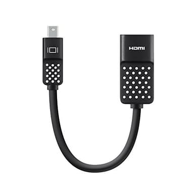 Belkin F2Cd079Bt Adattatore da Mini DisplayPort ad Hdmi Compatibile con 4K, Nero