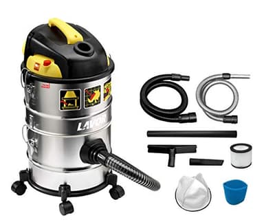 Lavor Ashley Kombo 4 in 1 Aspirapolvere, Aspiracenere, Aspiraliquidi, Soffiatore, Depressione max 180 mbar, 30 litri/secondo, 1200 Watt Max, Capacità Serbatoio 14+14 Litri, Multicolore