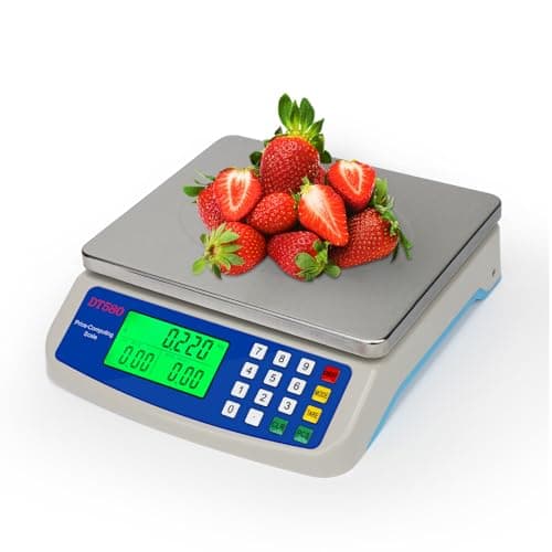 Bilancia cucina digitale acciaio inossidabile 30kg bilancia professionale per alimenti Ideale per panifici Mense e cucine bilancia contapezzi con display LCD Funzione Tara