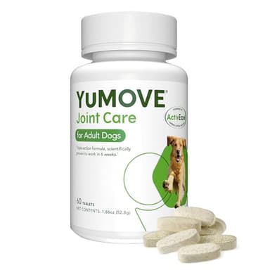 YuMOVE Joint Care Integratore Articolazioni per Cani tra 6 - 8 anni, 60 Compresse, Supporta la Mobilità e Rinforza le Articolazioni di Cani Adulti, con Glucosamina, Condroitina e Acido Ialuronico