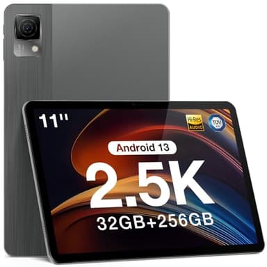 DOOGEE T30 Ultra Tablet 11 Pollici, Display 2.5K, Android 13, Helio G99 Octa Core, 32GB+256GB/TF 2TB, 2560x1600 FHD+, 16+8MP/8580mAh/4G Dual SIM/5G WiFi/OTG/Widevine L1/GPS Grigio