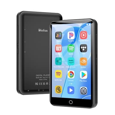 80GB Lettore MP3 con Spotify,Lettore MP4 Full Touchscreen da 4,0 Pollici con Bluetooth e WiFi,Lettore MP3 con Suono HiFi,Lettore MP4 Musicale Android con Audible,Deezer,Play Store Fino a 1TB