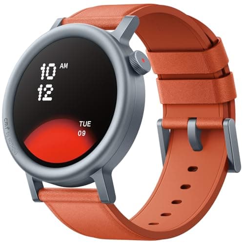 CMF by Nothing Watch Pro 2 Smartwatch con schermo AMOLED da 1.32", 11 giorni di autonomia, Chiamate Bluetooth con riduzione del rumore tramite AI e Multisistema GPS integrato - Arancione