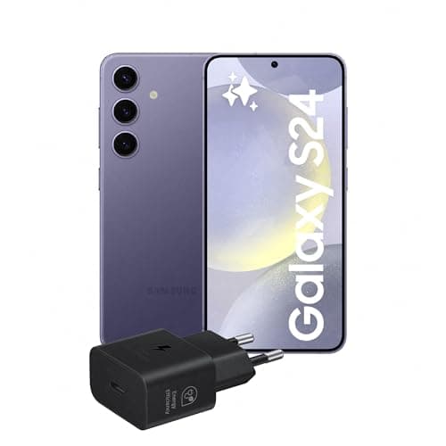Samsung Galaxy S24 Smartphone AI, Caricatore incluso, Display 6.2'' FHD+ Dynamic AMOLED 2X, Fotocamera 50MP, RAM 8GB, 256GB, 4.000 mAh, Cobalt Violet [Versione italiana]