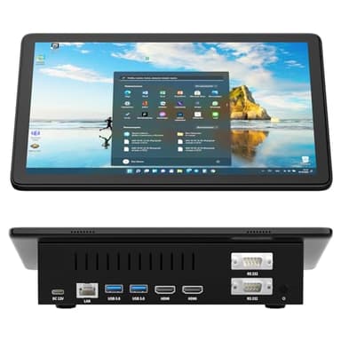 HEIGAOLAPC Mini PC 10,1 Pollici,Celeron 8 GB RAM 128 GB Rom(TF 1TB) Computer, Mini PC Win 11 Pro Dual R232 HDMI, 8000mAH Batteria Bluetooth 5.2 WiFi 5.0 Type-C Tablet PC, GAOLA-F10