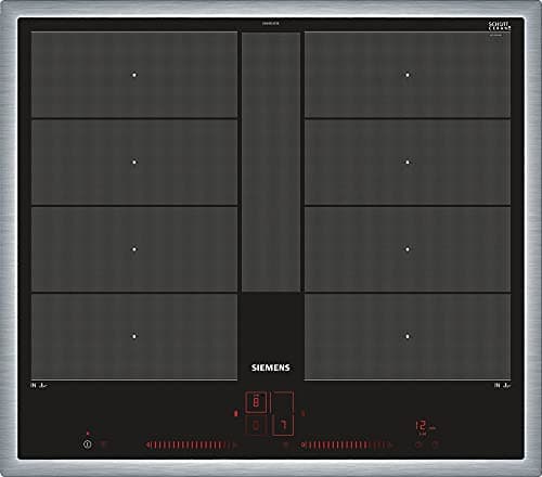 Siemens EX645LYC1E IQ 700 Piano cottura a induzione (autosufficiente), larghezza 60 cm, varioInduktion Plus scelta di spazio, Power Move Plus livelli di potenza preimpostati, powerBoost cottura più