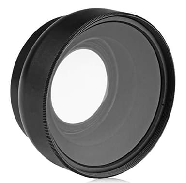 Obiettivo grandangolare 0,4X di alta qualità compatibile con Canon EOS R100 (applicabile su obiettivi 49, 52, 55, 58, 62 e 67 mm)
