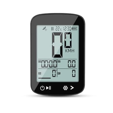 Computer da bicicletta Yongness da 2,4 pollici, contachilometri wireless, impermeabile IPX7 multifunzione, tachimetro GPS, adatto per mountain bike, bici da strada, bici da corsa, facile installazione