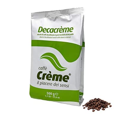 Caffè Crème Decacrème, Caffè decaffeinato in grani, 500 gr