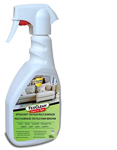 Guard Industrie - Smacchiatore Tessuti TexClean - Spray Detergente Professionale per Tessili, Materassi, Divani, Tappeti, Macchie grasse e magre - Spray - 500 ml