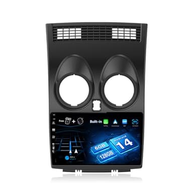 JOYX - [6G+128G] - Android 10 Autoradio Per Nissan Qashqai J10 (2006-2015) - Built-in DSP/Carplay/Android Auto - GRATUITI Camera MIC - Supporto DAB Volante WiFi 360-Camera Fast-Boot - 9 Pollici 2 Din