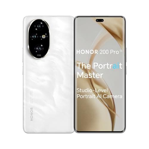 HONOR Smartphone 200 Pro, telefono cellulare 5G, 6,7 pollici, 5200 mAh 100 W ricarica rapida, tripla fotocamera ritratto a livello di studio da 50 MP, ultrasottile 8,2 mm, schermo di protezione degli