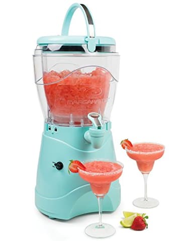 Nostalgia Macchina per Bevande Fredde e Margarita per Casa Maker di Slushy da 3,7 L con Beccuccio in Acciaio Inossidabile Facile da Pulire e Doppi Isolamenti Aqua