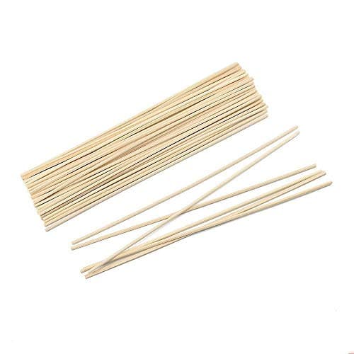 Esnow 120 bastoncini in fibra naturale in rattan reed diffusore bastoncini in legno rattan Reed Sticks olio essenziale diffusore di aromi per ambienti
