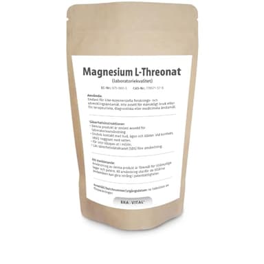 L-treonato di magnesio - 300 g - purezza del 99,6% - polvere altamente pura solo per scopi di ricerca e sviluppo non commerciali.