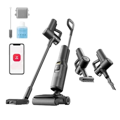 roborock F25 ACE Combo, aspirapolvere senza fili 5 in 1 per umido e secco, 20.000 Pa di aspirazione, elimina lo sporco umido e secco, con autopulizia e asciugatura.