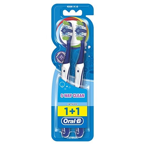 Oral-B Complete 5 Way Clean - 2 spazzolini manuali medi