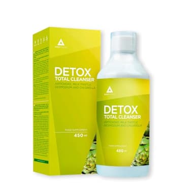 Detox Fegato Forte - Depura fegato e intestino 450ml- Eliminazione profonda tossine- Metal detox- Depurativo fegato- Desmodium Clorella Cardo Mariano fegato- Depurativo Naturale- Vegano- Bodyahtlon