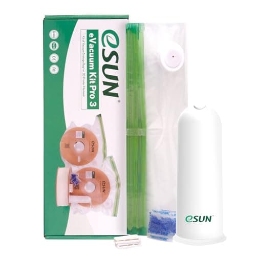 eSUN Upgrade Kit Sottovuoto, 10pz Stampante 3D Filamento Compressione Sottovuoto con pompa USB, riutilizzabile filamento a prova di umidità sacchetto sigillato sottovuoto