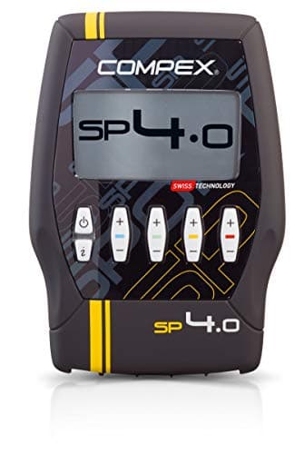 COMPEX SP 4.0 - Elettrostimolatore muscolare EMS, TENS e Masssagio - 4 canali indipendenti, 999 livelli di intensità, 30 programmi - Compatibile con l'app Compex Coach