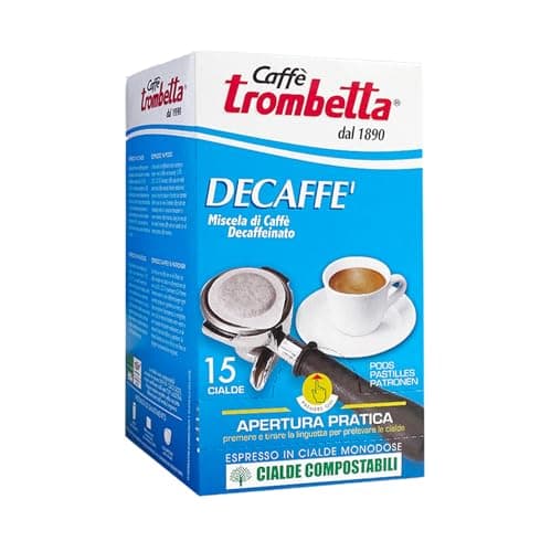 CAFFÉ TROMBETTA DAL 1890 ESE, Decaffeianto - 15 Cialde
