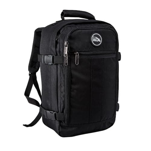Cabin Max Metz Zaino Da Viaggio Per Zaino Ryanair 40x20x25 Bagaglio a Mano per Zaino Ryanair - Aereo Borsa da Viaggio - Zaini per Easyjet Wizzair - Per Ogni Avventura - Poliestere Riciclato - 20L