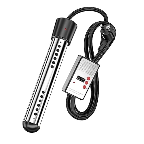 Hnsedjdh Scaldasalviette elettrico 2500 W con timer di spegnimento automatico riscaldamento vasca idromassaggio per l'inverno spina EU