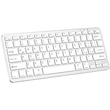 KARFUN Tastiera Bluetooth per iPad 9th 10th,compatibile con iPad 10.9/10.2'/9.7', iPad Pro 11'/iPad Pro 12.9',iPad Air/iPad Mini/iPhone/Windows/Android/iOS/,Tastiera Portatile con Tablet Layout Italia
