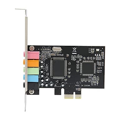 PUSOKEI Scheda Audio PCIE, Scheda Audio Desktop Stereo a 6 Canali, Scheda Audio PCI-e Stereo 3D, Adatta per Computer PC 7 / Vista/XP 32/64 Bit