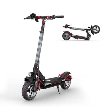 ENGWE Monopattino Elettrico Adulto-Bici Elettrica Pieghevole con Batteria da 48V 18,2Ah fino a 70km, Pneumatici da 10 * 4.0 Pollici, Inclinazione Massima di 15° &Freni a Disco Meccaniciz &Display LCD
