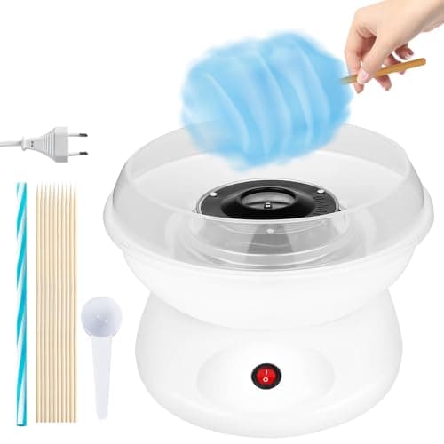 Macchina Per Zucchero Filato, Zucchero Filato Macchina, Macchina Dello Zucchero Filato, 450w Macchina Portatile Per Zucchero Filato Retrò Per Il Compleanno, Varie Feste, Facile Da Usare E Facile
