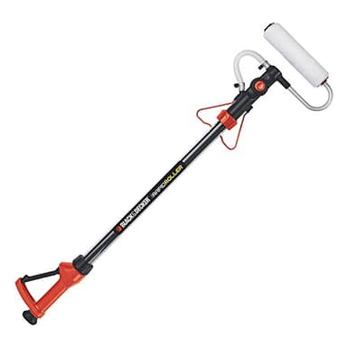 BLACK+DECKER BDPR400-XJ Rullo Pittura Telescopico per Dipingere Testa Girevole, Facile Sistema Serbatoio di Ricarica, Lunghezza Adattabile, Spruzzo Costante e Preciso