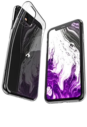 COVERbasics Cover compatibile con iPhone 11 (AIRGEL) Custodia Slim in Silicone TPU Sottile con Bordo Protezione Fotocamera, Anti Ingiallimento ed Anti Graffio (Trasparente)