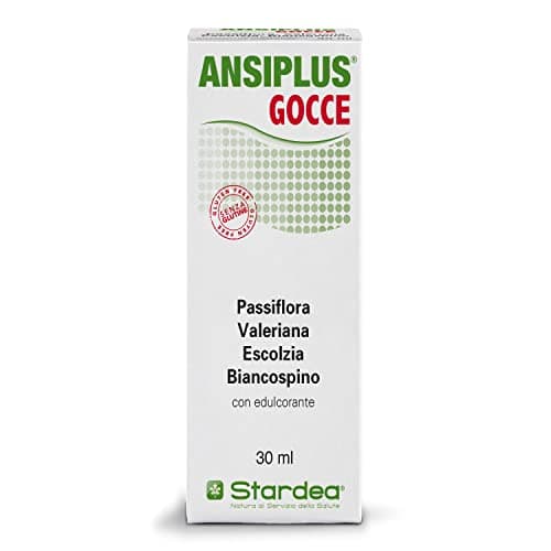 Ansiplus Gocce | Integratore Alimentare | Passiflora | Valeriana | Escolzia | Biancospino | Per Favorire il Rilassamento Fisiologico e Controllare l'ansia e lo Stress | Flacone 30 ml | Stardea