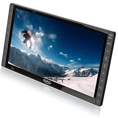 XORO PTL 1400 V2 - TV portatile Full HD DVB-T/T2 HEVC 265 Main 10 da 14", con batteria integrata, HDMI IN, lettore multimediale USB 2.0, cavo di ricarica per auto, antenna inclusa.