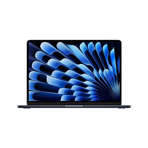Apple 2024 MacBook Air 13" Portatile con chip M3: display Liquid Retina da 13,6", 16GB di memoria unificata, 256GB di archiviazione SSD, CPU 8-core e GPU 8-core. Mezzanotte