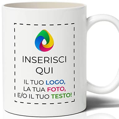 Tazza in Ceramica Personalizzata con Foto e Scritta - Idea Regalo